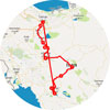 Fabulous Iran Tours Route Map